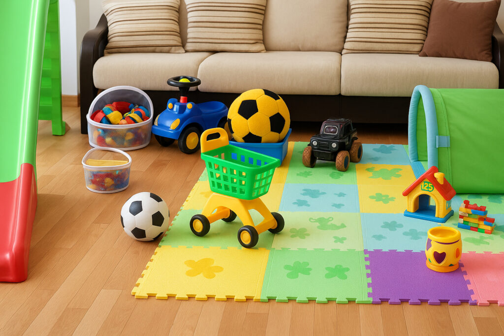 jouets dans une chambre pour enfant